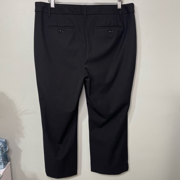 Talbots Black Stretch Crop Ankle Pant Dress Pants 16 - Picture 3 of 9